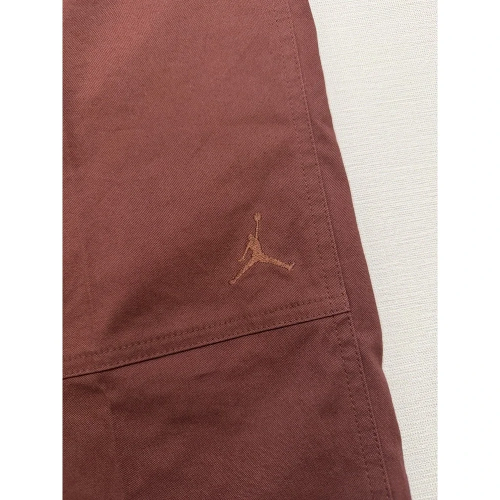 Nike Jordan Essentials Woven Drawstring Pants HF9329-231 Burgundy Men Size S